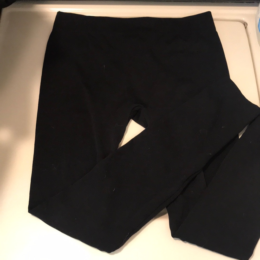 Medium Solid Black thick legging